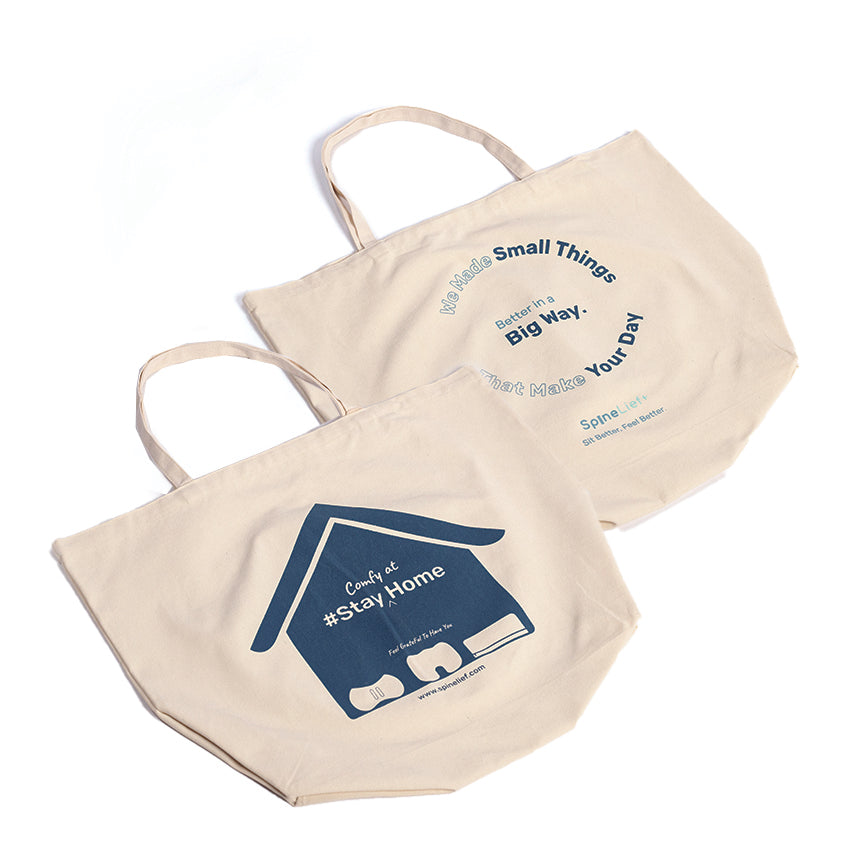 SpineLief's Limited Edition Canvas Tote Bag SpineLief+